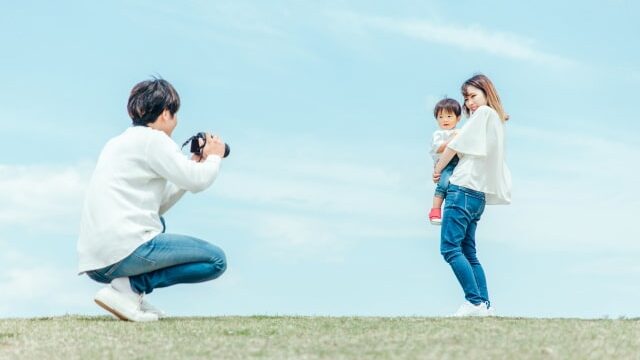 娘と妻を撮る旦那